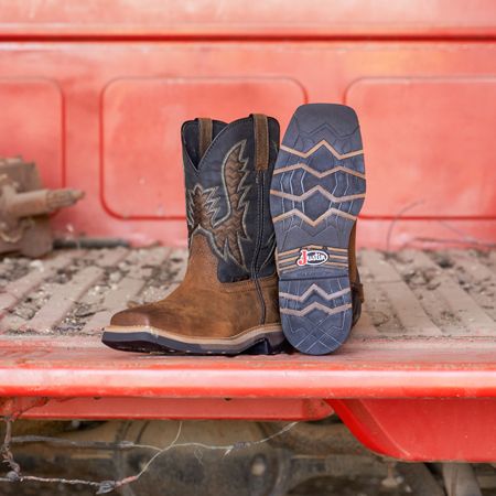 SE4113 Men's Justin Work Stampede Bolt Safety Toe