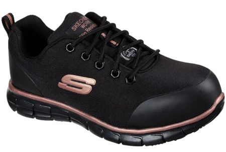 108025-BKRG Women's Skechers Work Chiton Safety Toe